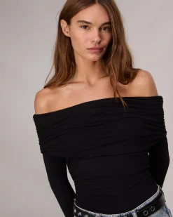 Outlet Luca Off-Shoulder Top Women Shirts & Tops