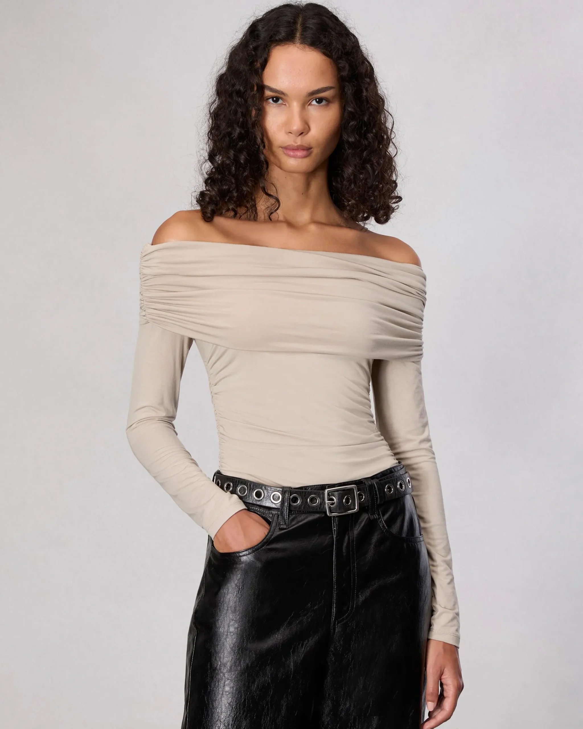 Shop Luca Off-Shoulder Top Women Shirts & Tops
