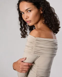 Shop Luca Off-Shoulder Top Women Shirts & Tops