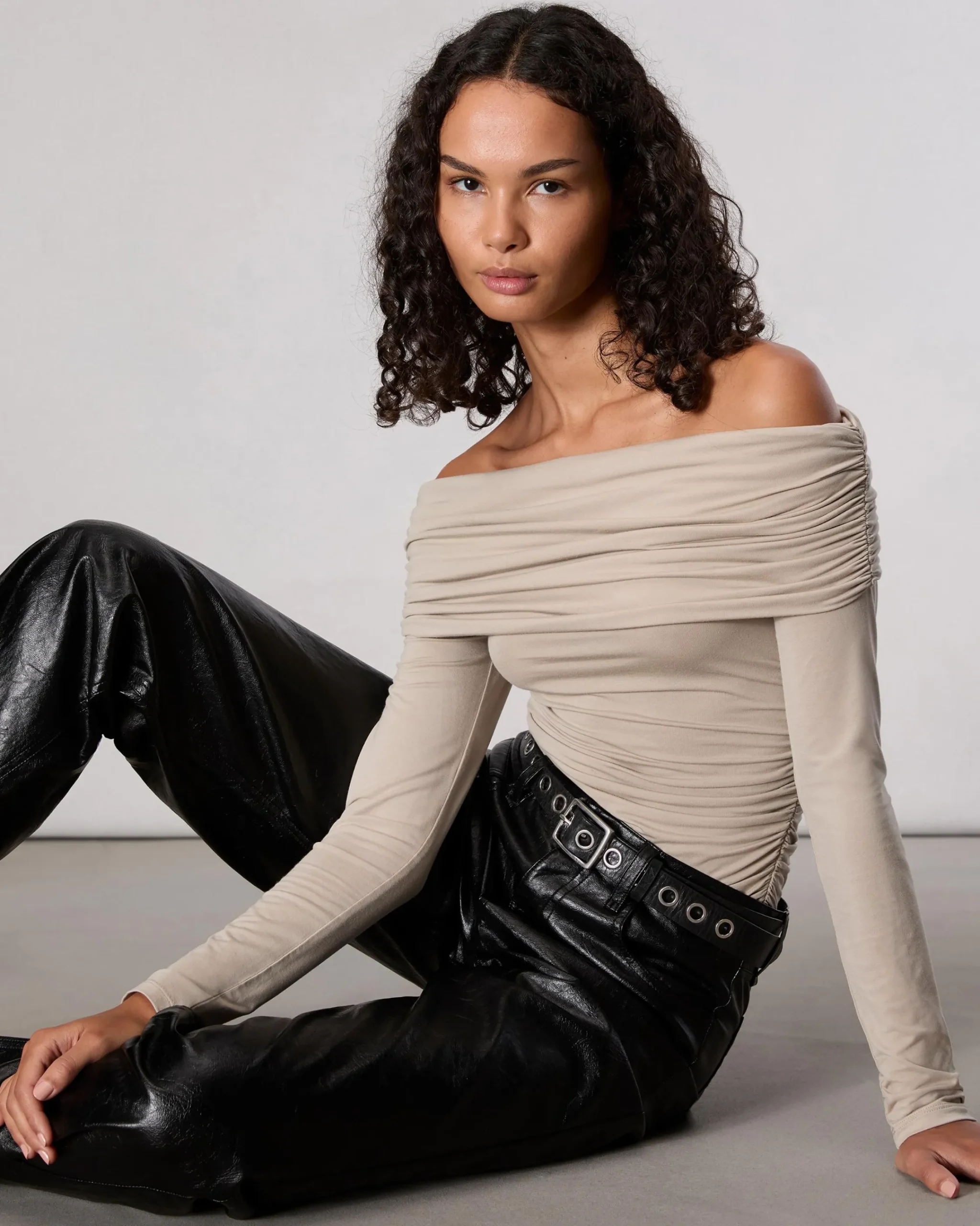 Shop Luca Off-Shoulder Top Women Shirts & Tops