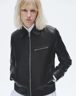 Online Manon Leather Jacket Women Jackets & Coats