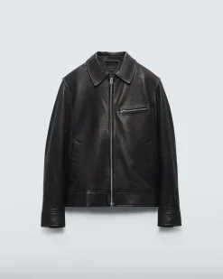 Online Manon Leather Jacket Women Jackets & Coats