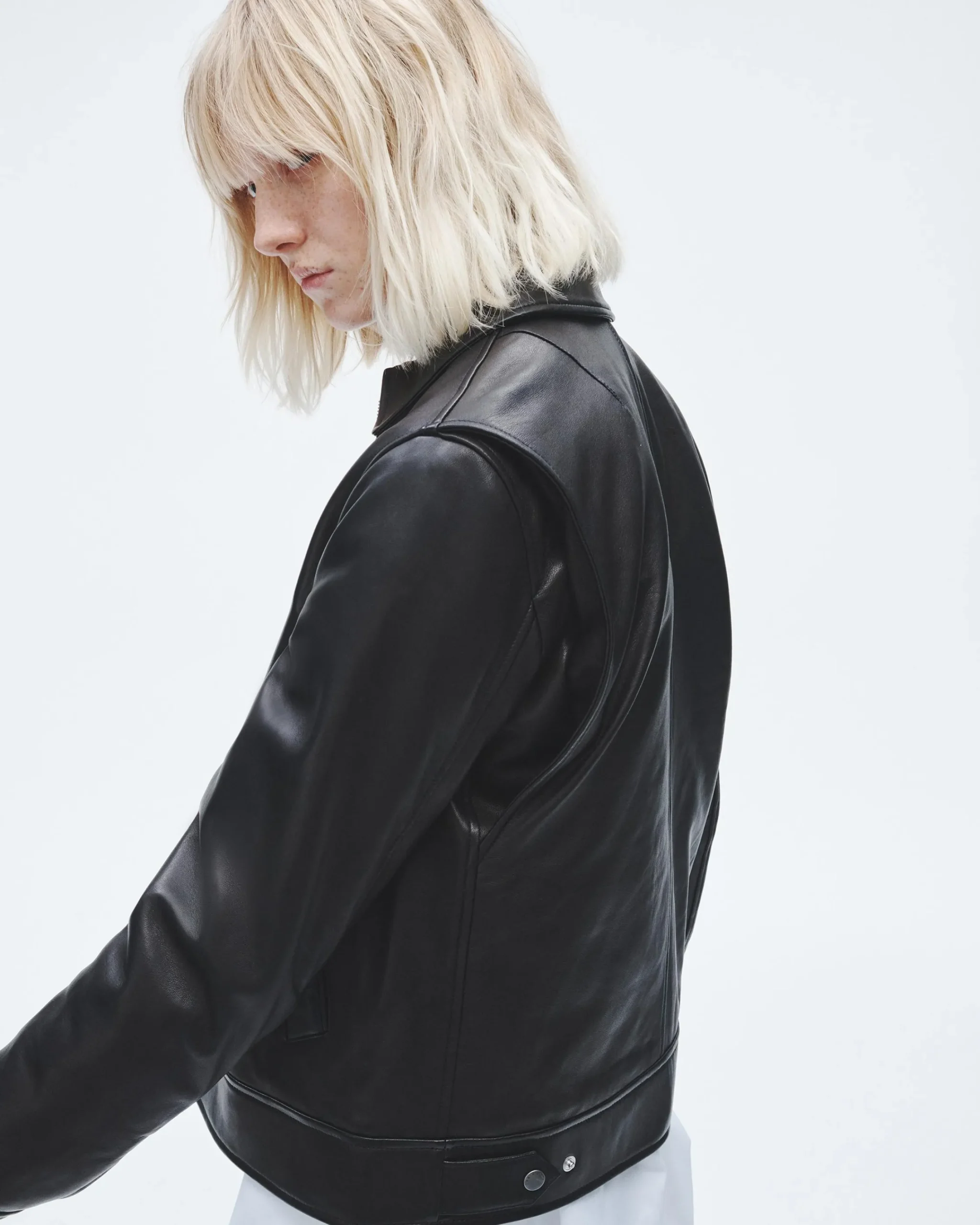 Online Manon Leather Jacket Women Jackets & Coats