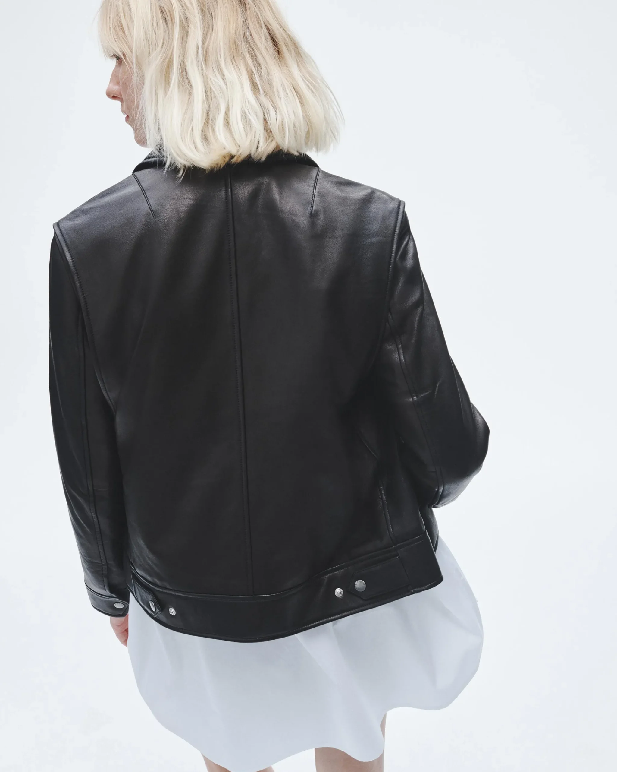Online Manon Leather Jacket Women Jackets & Coats