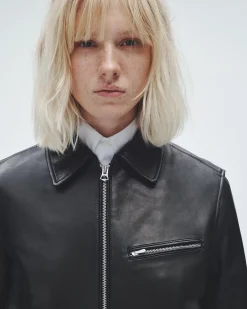 Online Manon Leather Jacket Women Jackets & Coats