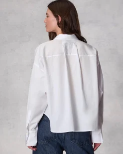 Discount Martha Cotton Poplin Shirt Women Shirts & Tops
