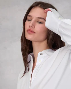 Discount Martha Cotton Poplin Shirt Women Shirts & Tops
