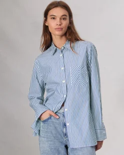Shop Maxine Poplin Stripe Shirt Women Shirts & Tops