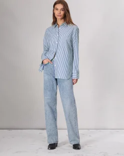 Shop Maxine Poplin Stripe Shirt Women Shirts & Tops
