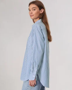 Shop Maxine Poplin Stripe Shirt Women Shirts & Tops