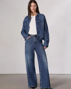 Clearance Miramar Fleece Trucker Jacket Women Jackets & Coats