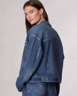 Clearance Miramar Fleece Trucker Jacket Women Jackets & Coats