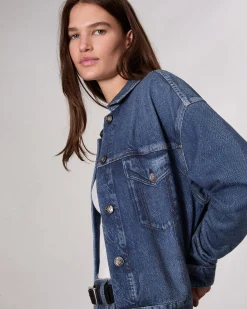 Clearance Miramar Fleece Trucker Jacket Women Jackets & Coats