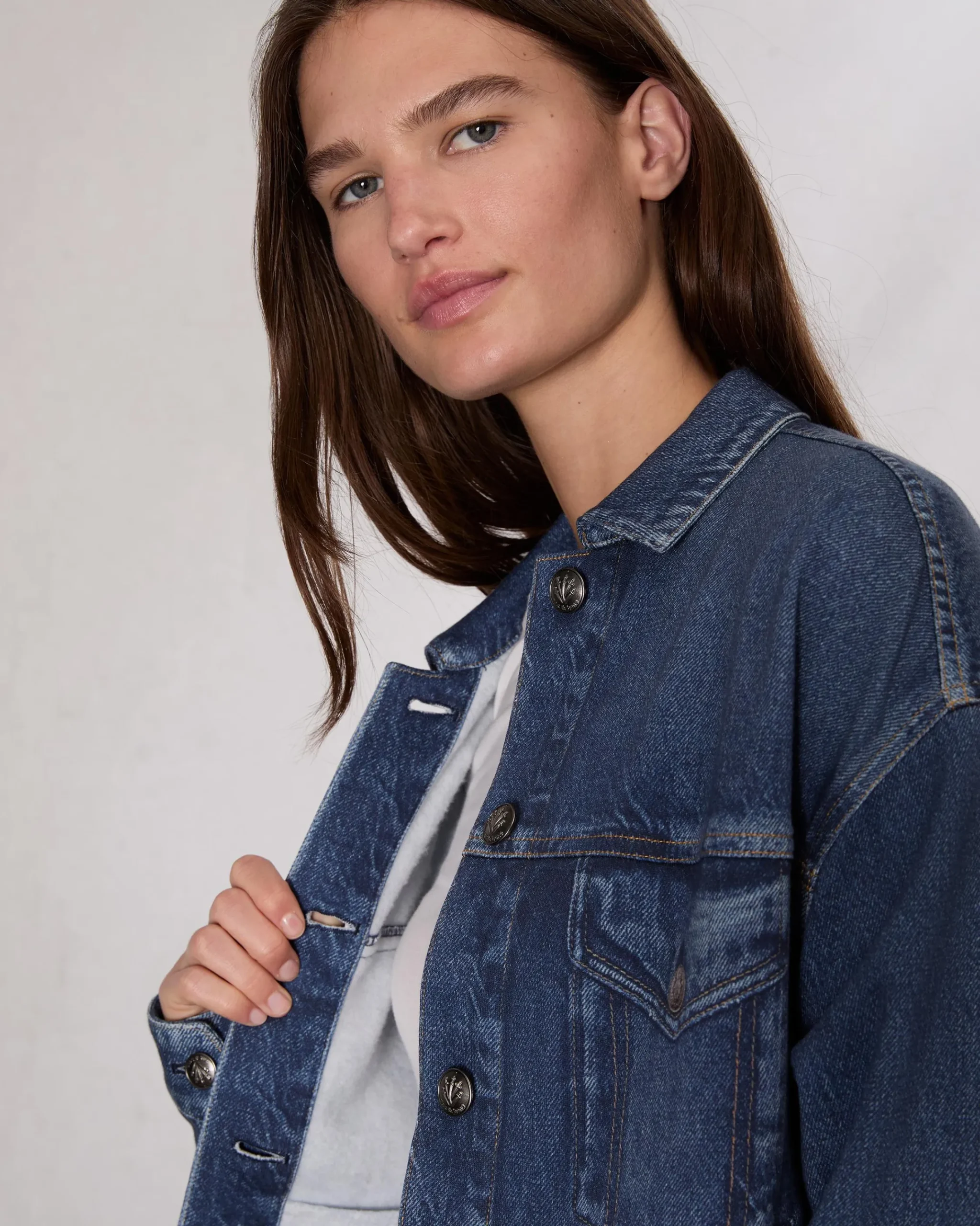 Clearance Miramar Fleece Trucker Jacket Women Jackets & Coats