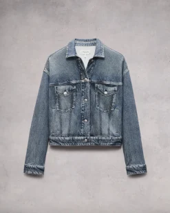 Cheap Miramar Terry Trucker Jacket Women Jackets & Coats