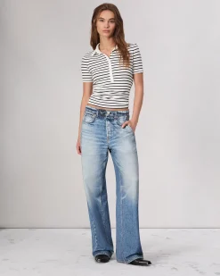 Outlet Miramar Terry Wide-Leg Pant Women Pants