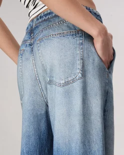 Outlet Miramar Terry Wide-Leg Pant Women Pants
