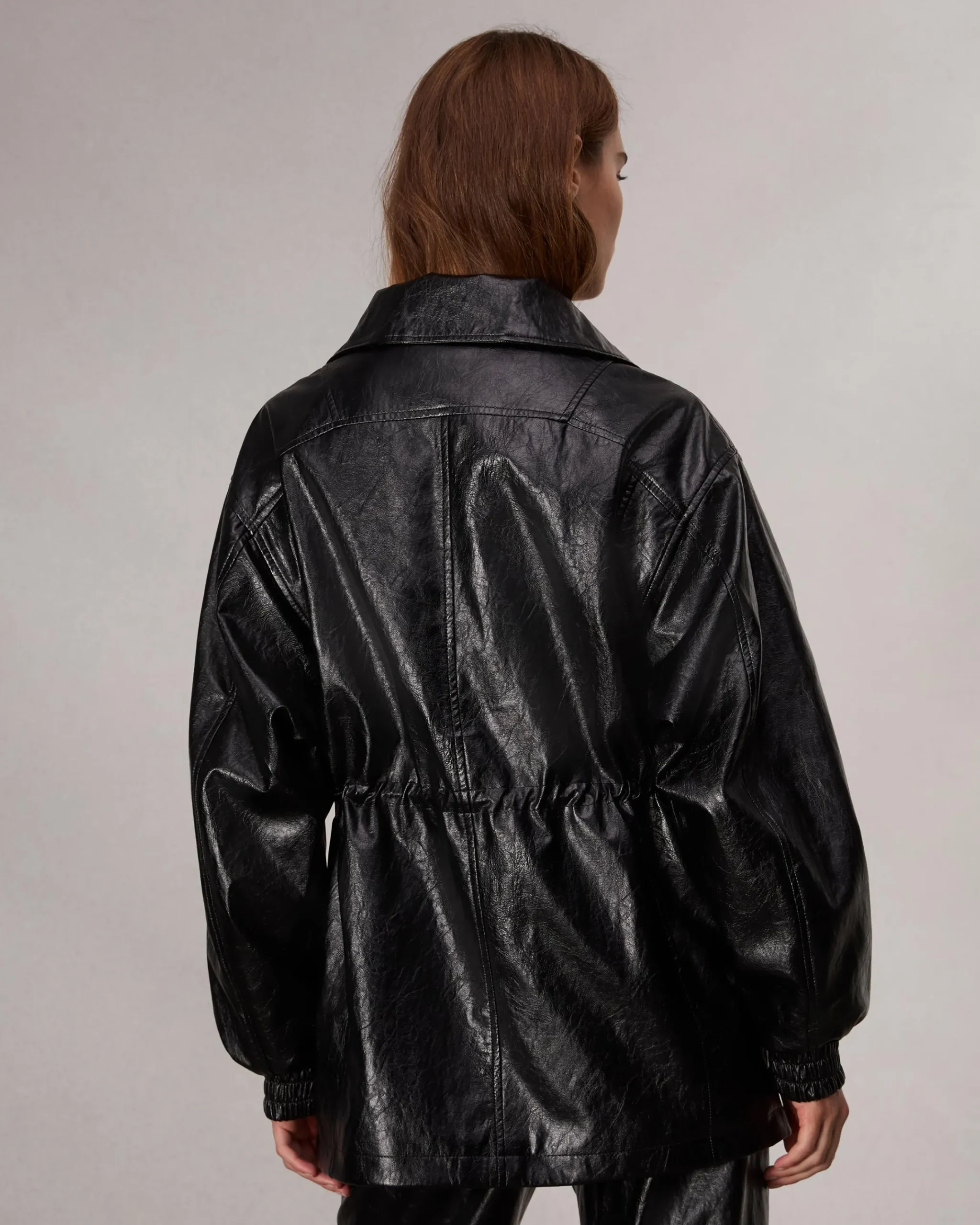 Discount Monica Faux Leather Jacket Women Jackets & Coats
