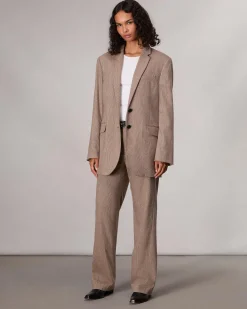 Cheap Odessa Plaid Blazer Women Blazers & Vests