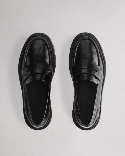 Outlet Quinn Leather Loafer Women Flats