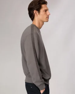 Fashion Raw-Edge Cotton Sweatshirt Sweatshirts