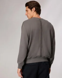 Fashion Raw-Edge Cotton Sweatshirt Sweatshirts