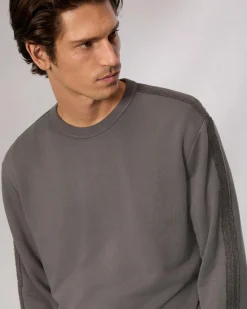 Fashion Raw-Edge Cotton Sweatshirt Sweatshirts