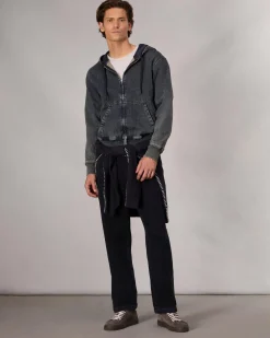 Store rbSTRIDE Denim Zip Hoodie Sweatshirts