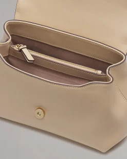 Hot Realm Italian Leather Top Handle Bag Women Handbags