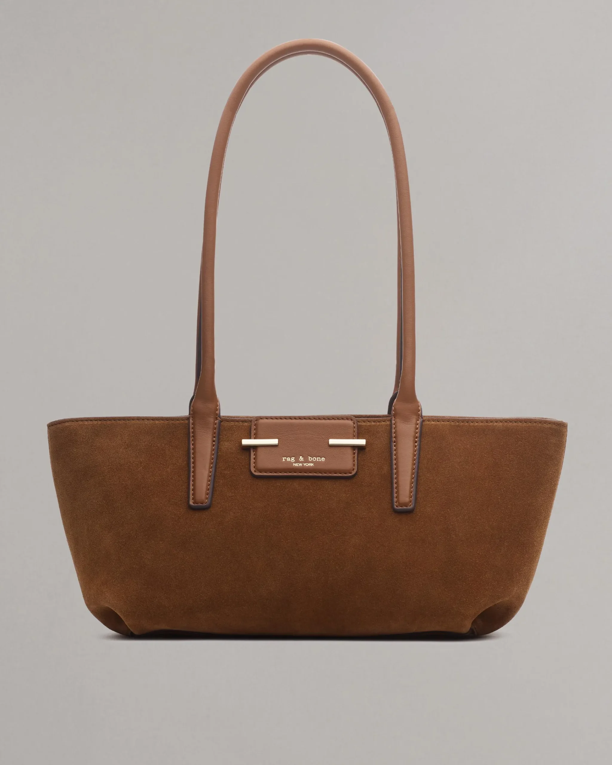 New Realm Italian Suede Satchel Women Handbags