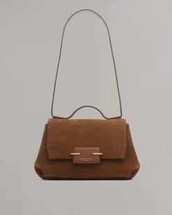 Best Sale Realm Italian Suede Top Handle Bag Women Handbags