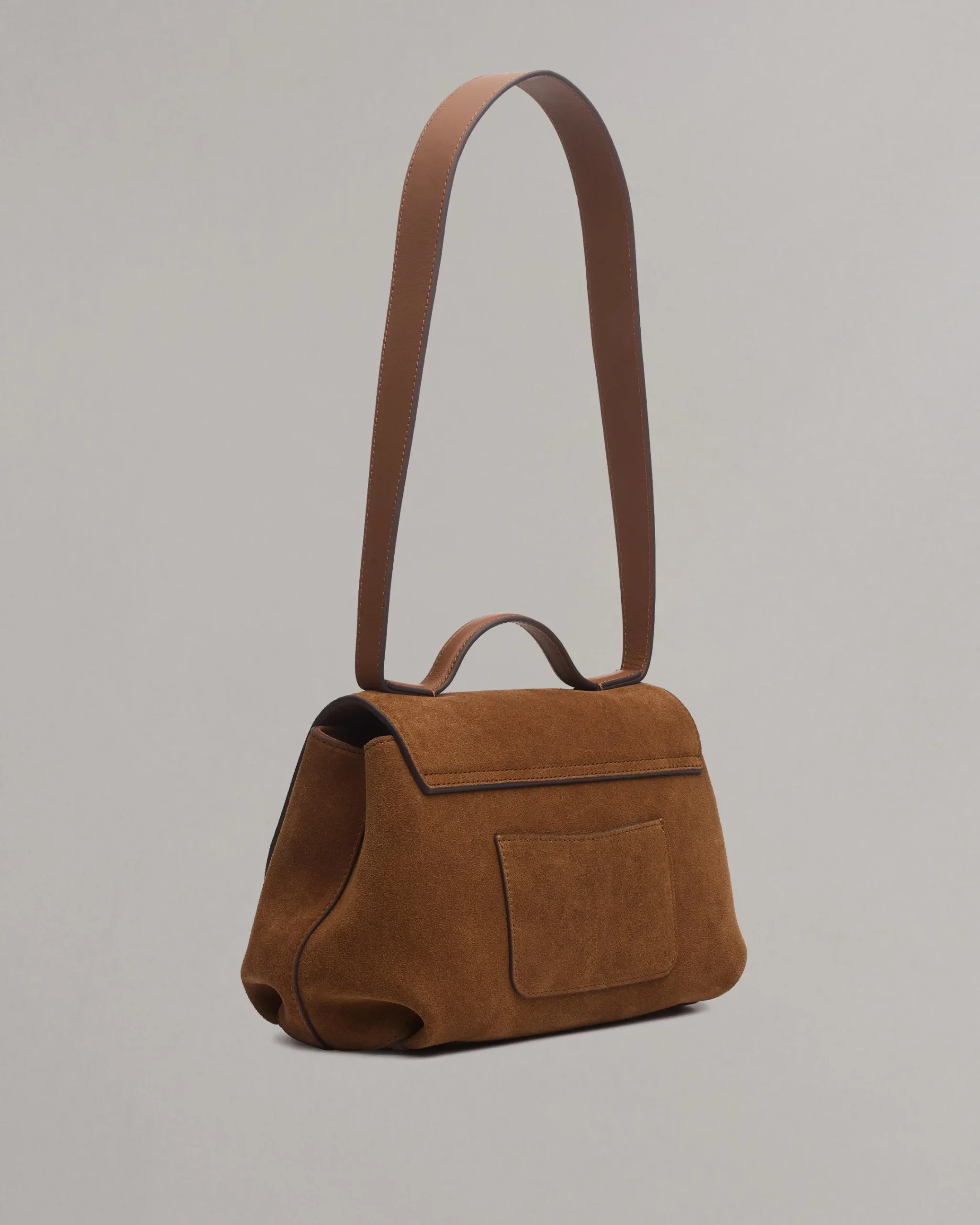 Best Sale Realm Italian Suede Top Handle Bag Women Handbags