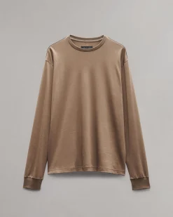 Cheap Relaxed Fit Contrast-Trim Cotton Tee T-Shirts & Henleys