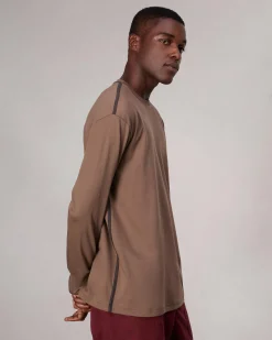 Cheap Relaxed Fit Contrast-Trim Cotton Tee T-Shirts & Henleys