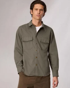 Flash Sale Sateen CPO Shirt Jacket Jackets & Coats