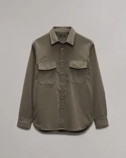 Flash Sale Sateen CPO Shirt Jacket Jackets & Coats