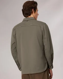 Flash Sale Sateen CPO Shirt Jacket Jackets & Coats