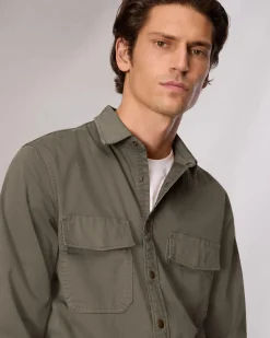 Flash Sale Sateen CPO Shirt Jacket Jackets & Coats