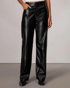 Cheap Shea Faux Leather Pant Women Pants