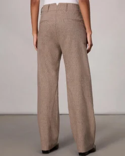 New Shea Full-Length Plaid Pant Women Pants