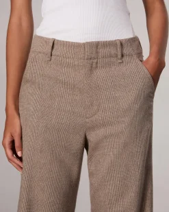 New Shea Full-Length Plaid Pant Women Pants