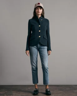 Shop Slade Cotton Blazer Women Blazers & Vests