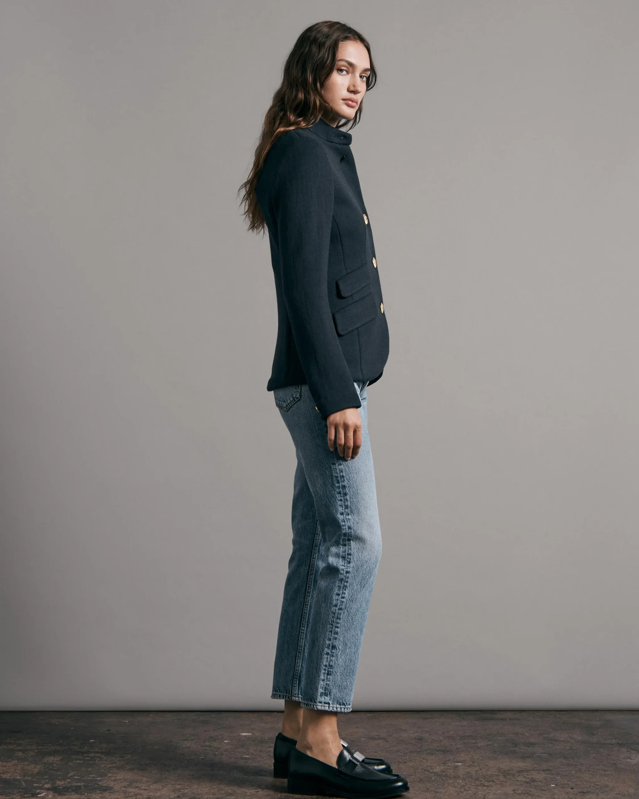 Shop Slade Cotton Blazer Women Blazers & Vests