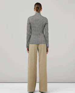 Best Slade Cotton Plaid Blazer Women Blazers & Vests