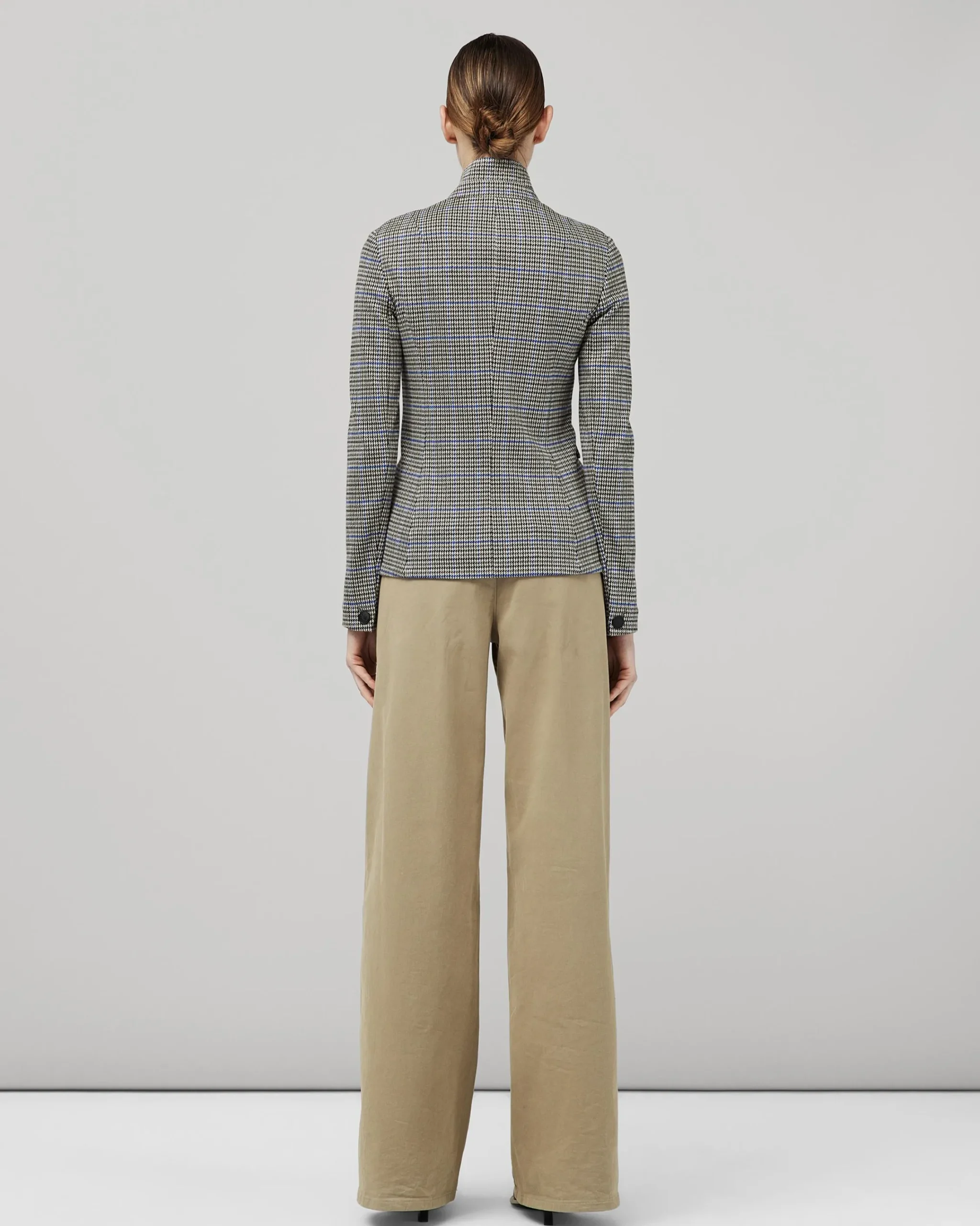 Best Slade Cotton Plaid Blazer Women Blazers & Vests