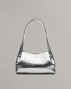 Cheap Slade Embossed Metallic Leather Shoulder Bag Women Handbags