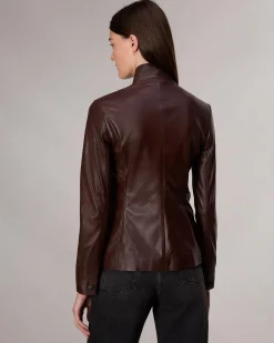 Sale Slade Leather Blazer Women Blazers & Vests