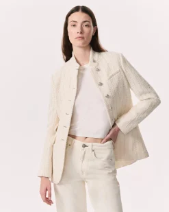Cheap Slade Long Tweed Blazer Women Blazers & Vests