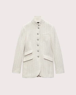 Cheap Slade Long Tweed Blazer Women Blazers & Vests