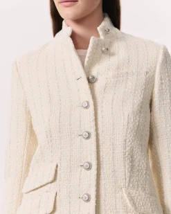 Cheap Slade Long Tweed Blazer Women Blazers & Vests